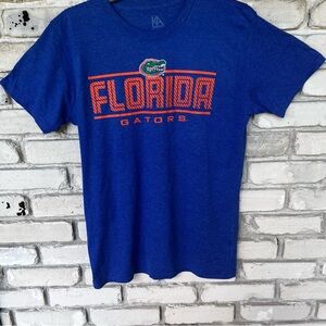 Florida Gators blue T-Shirt with bold orange Florida Gators front